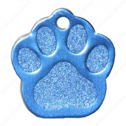medaglietta cani blu