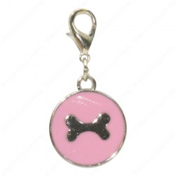 medaglietta cani rosa