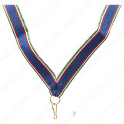 nastro 1,5 cm medaglie nastro azzurro tricolore
