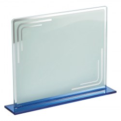 targa vetro con stampa personalizzata