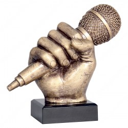 trofeo microfono canto karaoke