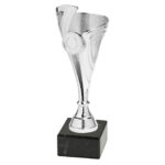 Coppa AI835-B argentata personalizzabile: eleganza e prestigio per ogni premiazione