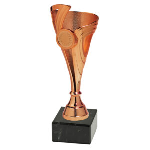 Coppa AI835-C bronzata personalizzabile: eleganza e prestigio per ogni premiazione