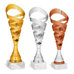 Tris coppe 96262 con targhetta personalizzata
